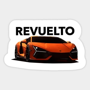 Lamborghini Revuelto Orange Sticker